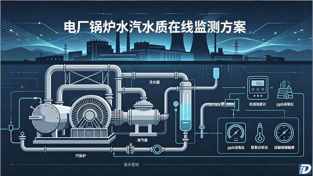 硅酸根分析仪原理：钼蓝比色法，用于电厂锅炉