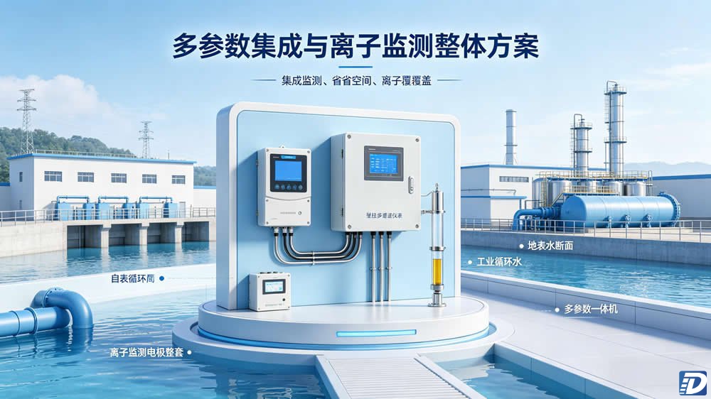 水质常规五参数：pH、电导率、溶解氧、浊度、水